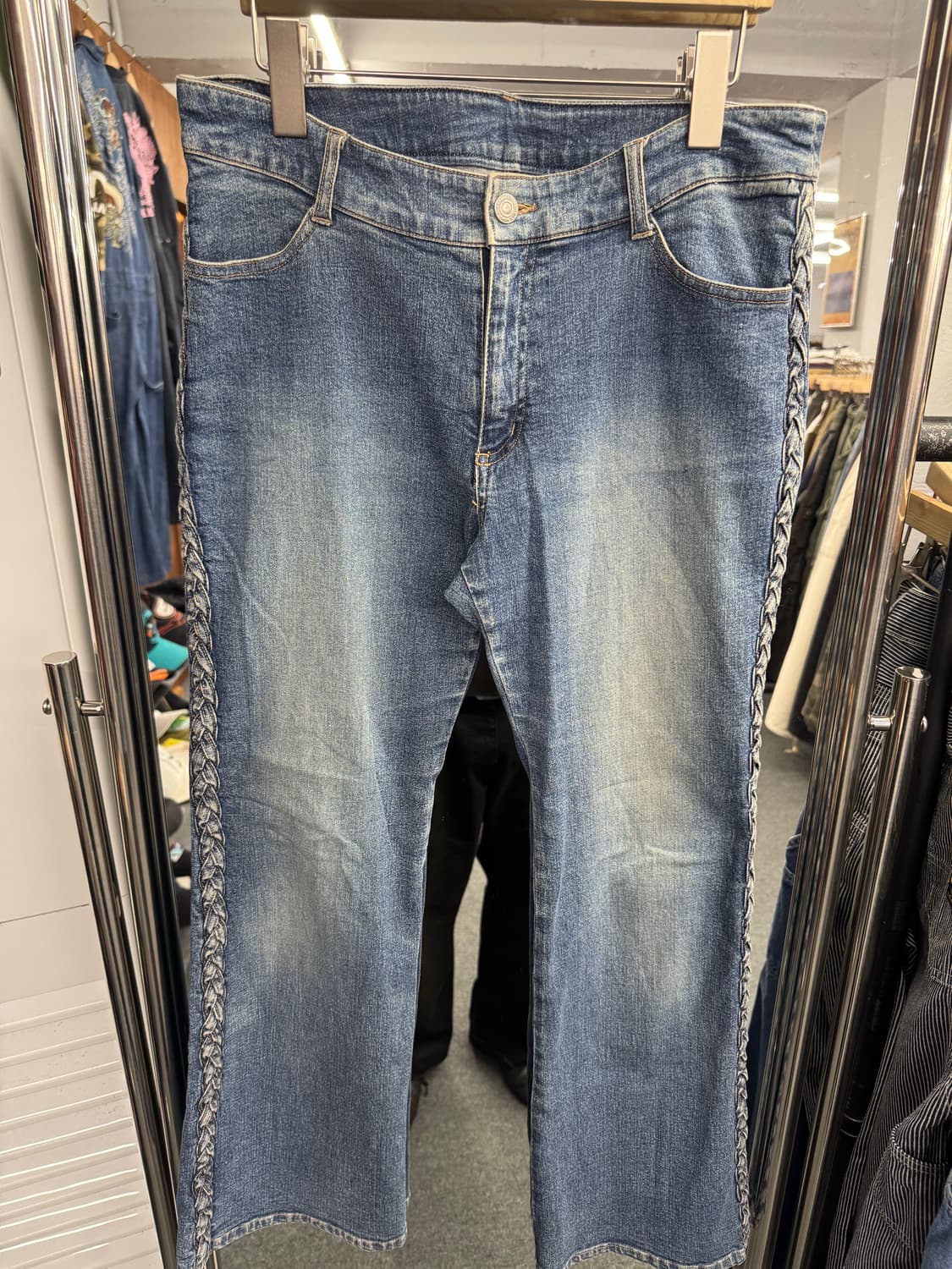 japanese vintage 여성 부츠컷 데님팬츠 상품이미지1