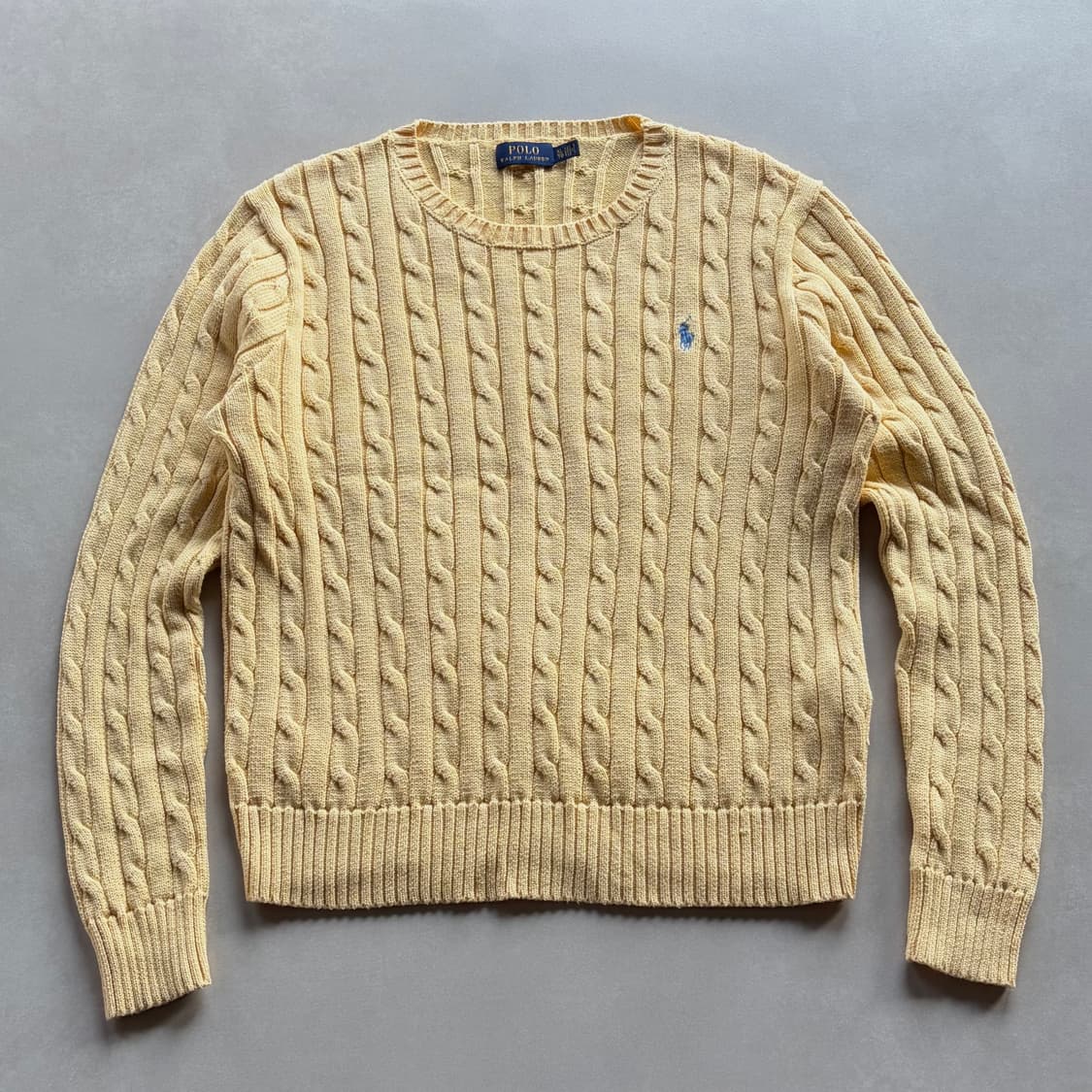 [S-M]폴로 랄프로렌 꽈배기 케이블 코튼 니트 상품이미지3