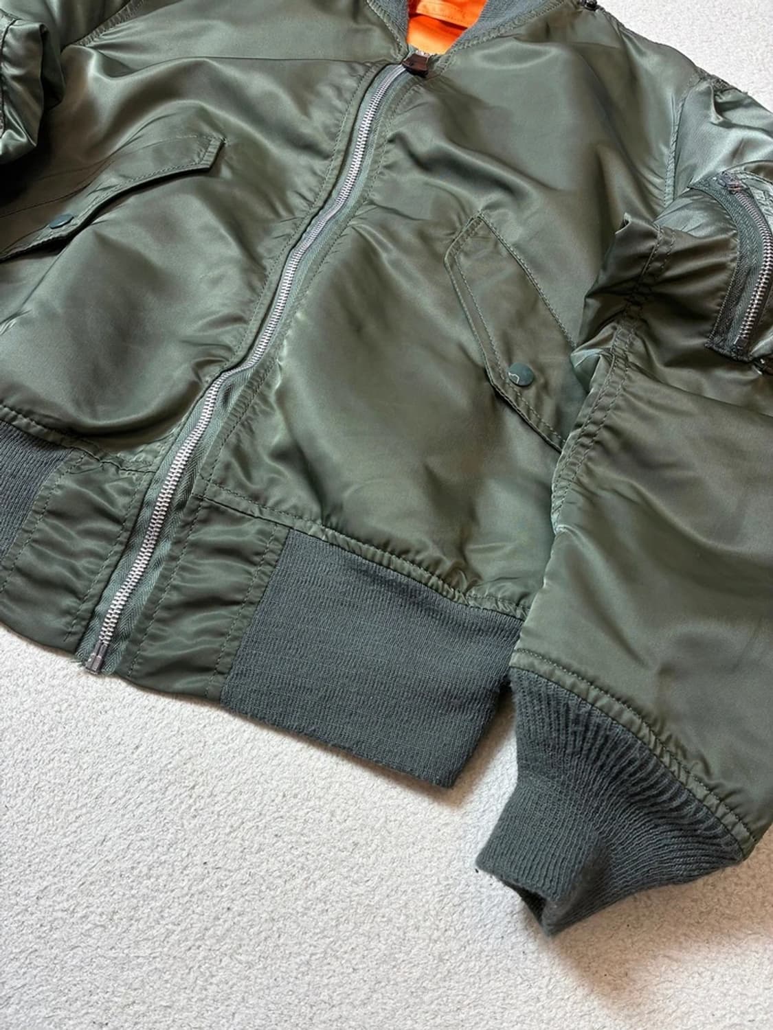 알파인더스트리 90's L-2B 블루종 자켓 PN7963 상품이미지3