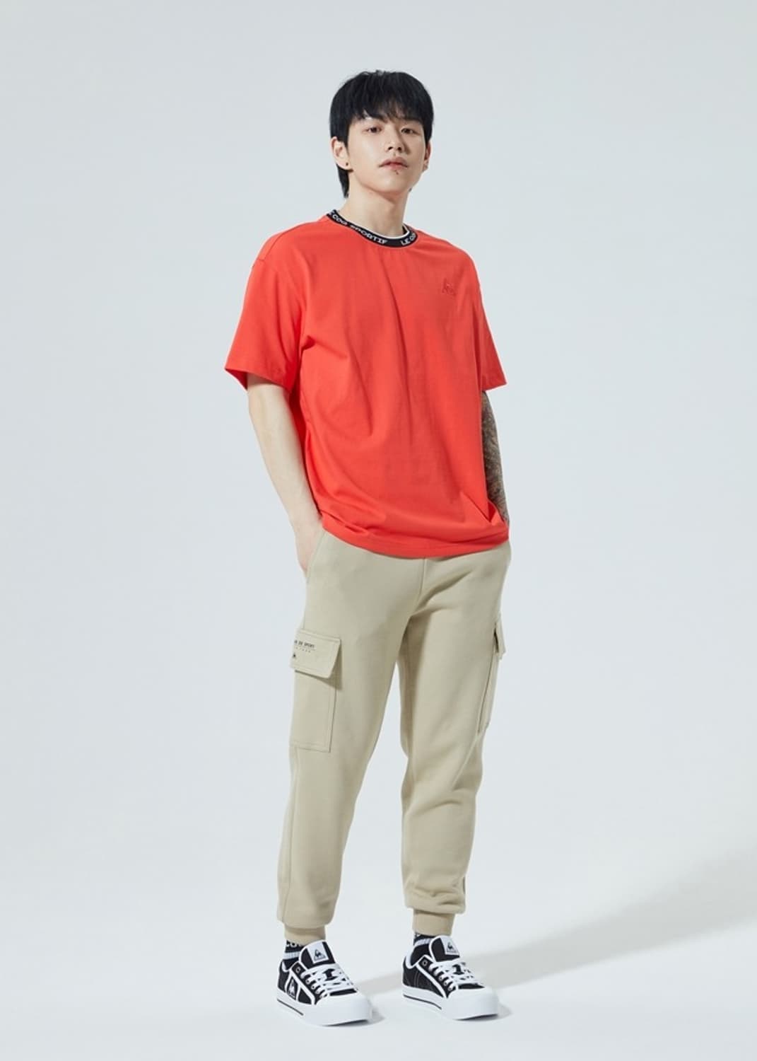 르꼬끄 루즈핏 넥로고 반팔티 상품이미지10