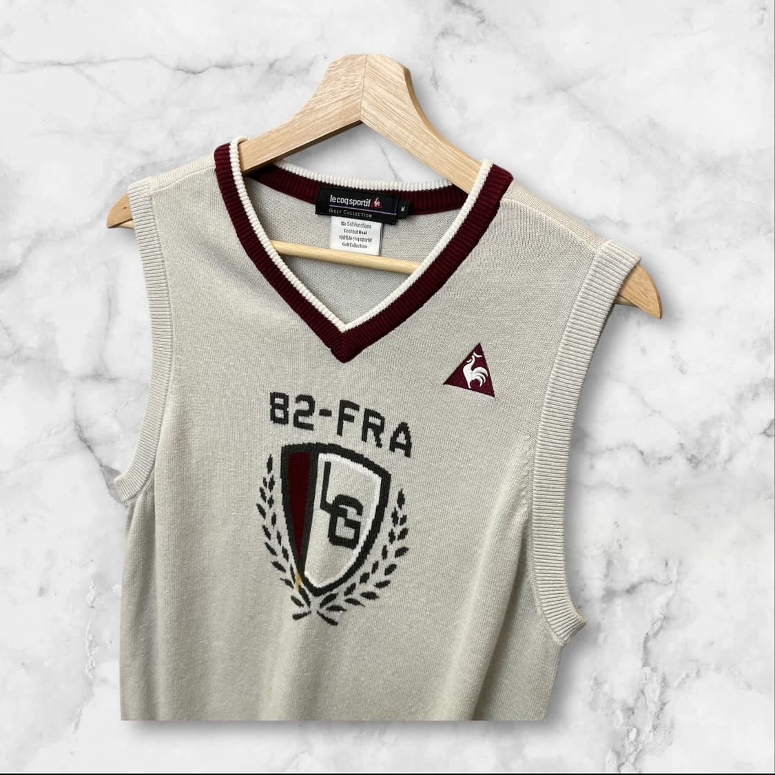 르꼬끄 코튼 아크릴 베스트 조끼 M 상품이미지3