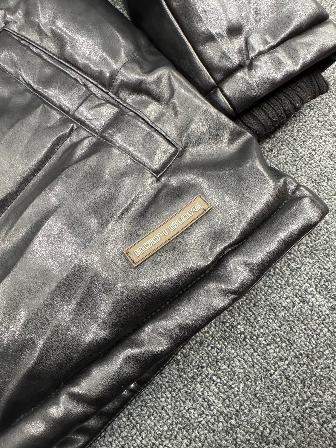 Body Glove 빈티지 투웨이 레더 가죽 패딩 상품이미지3