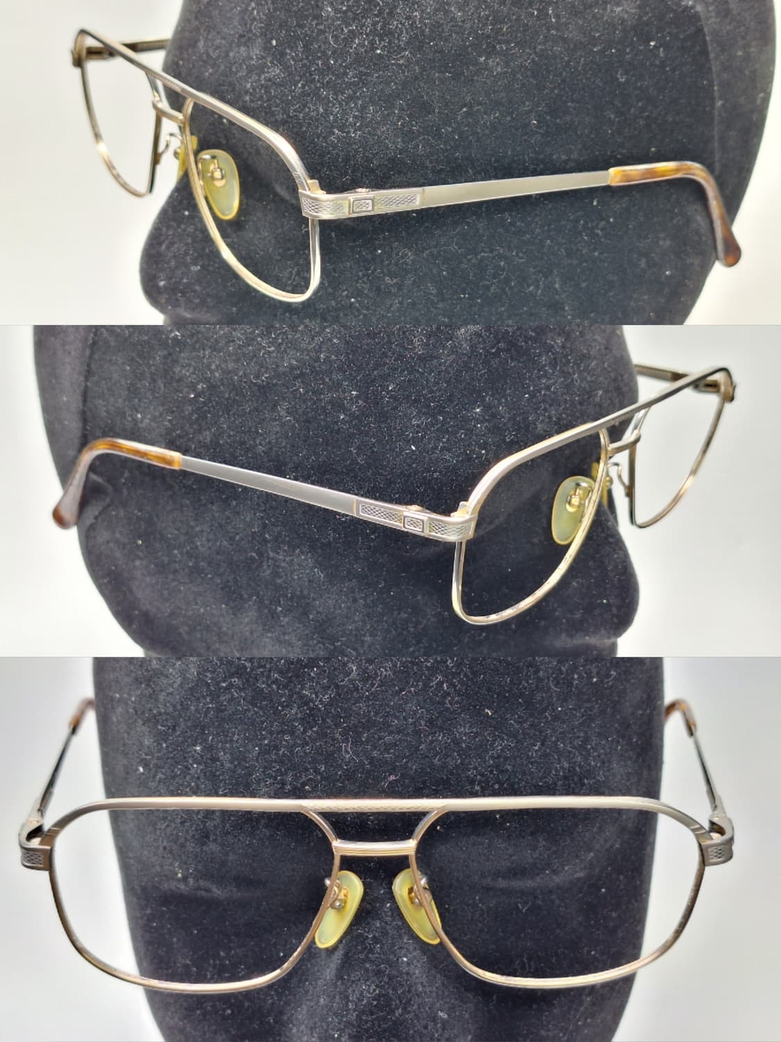 CONTINENTAL XO-02 이온금도금 티타늄 투브릿지 안경테 빈티지 상품이미지2