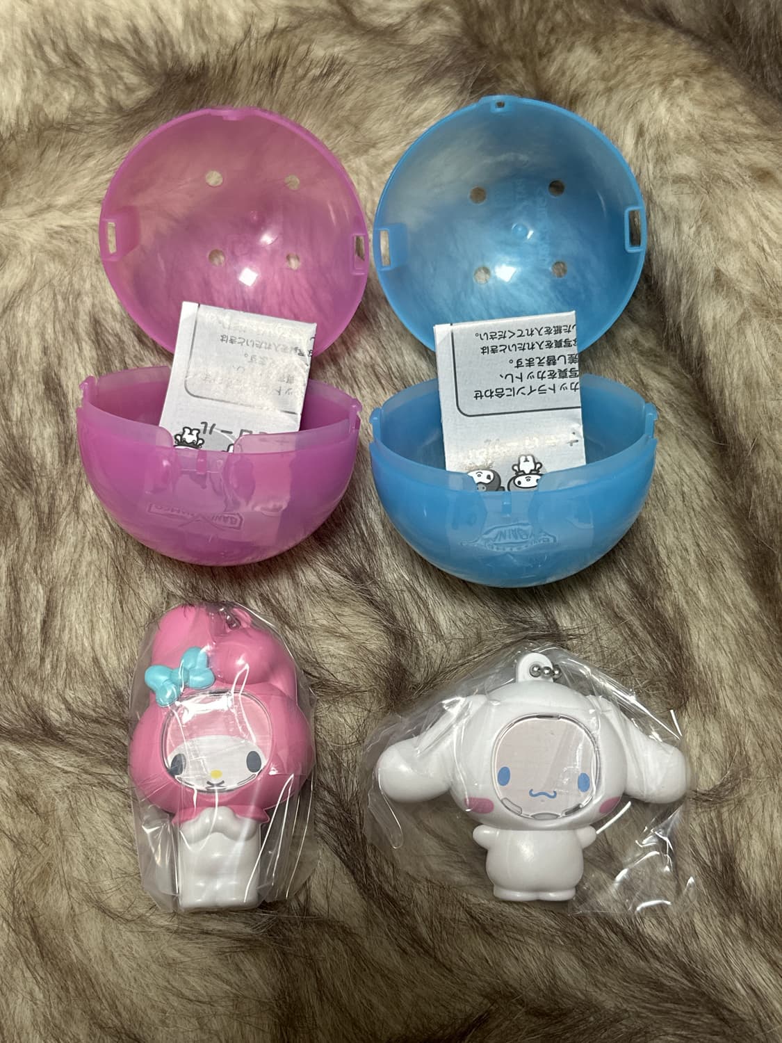 마이멜로디 시나모롤 키링 가챠 상품이미지1