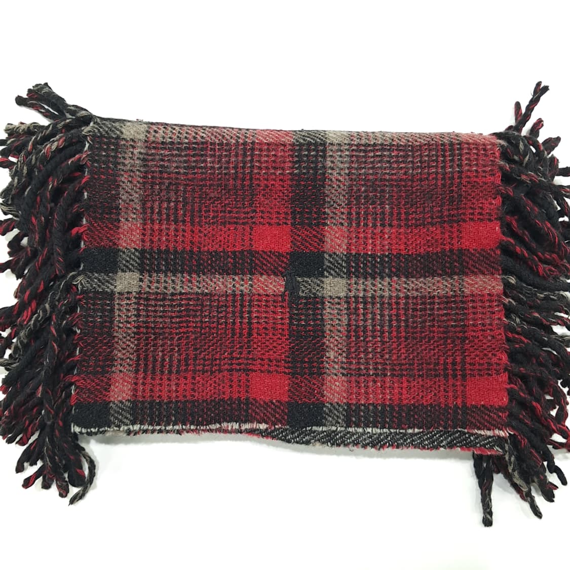 MX234 폴로 랄프로렌 타탄체크 헤링본 양면 울 목도리 머플러 상품이미지8