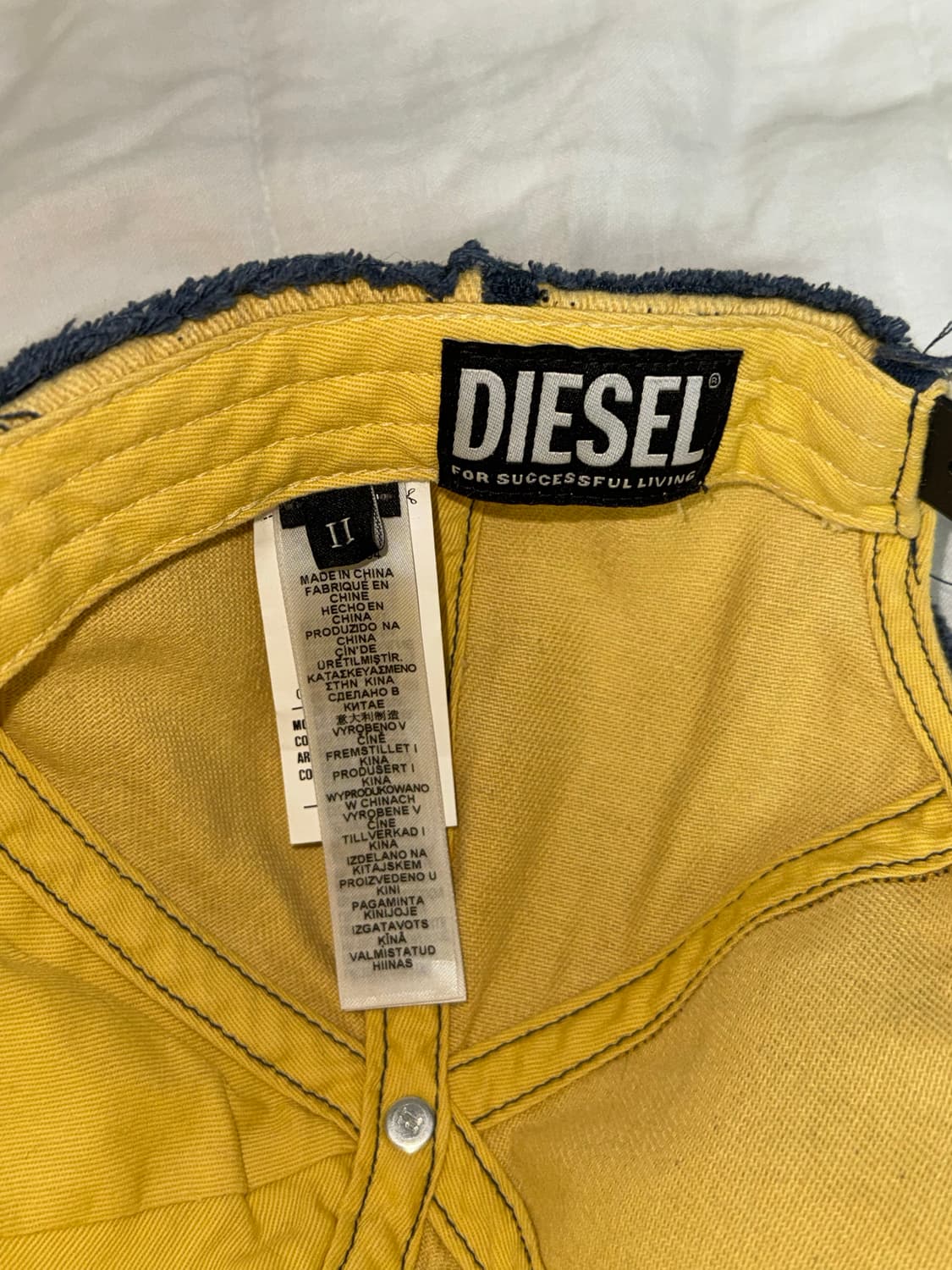 디젤 C-Liev raw-cut 볼캡 상품이미지3