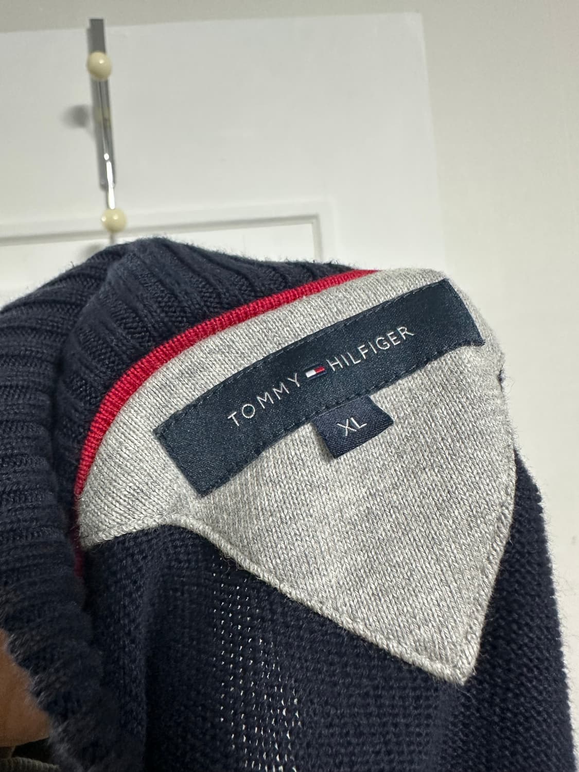 타미힐피거 니트 집업 상품이미지3