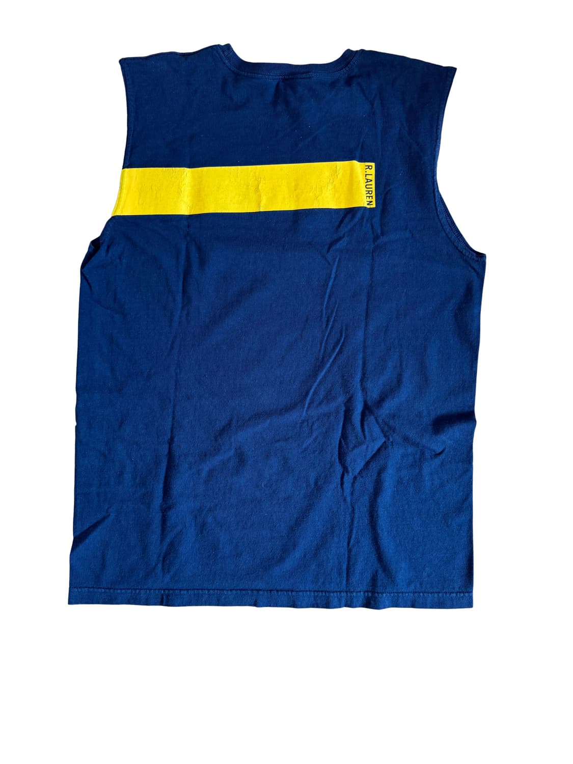 빈티지 페이디드 & 디스트레스드 랄프 로렌 폴로 진스 Co 슬리브리스 티 상품이미지3