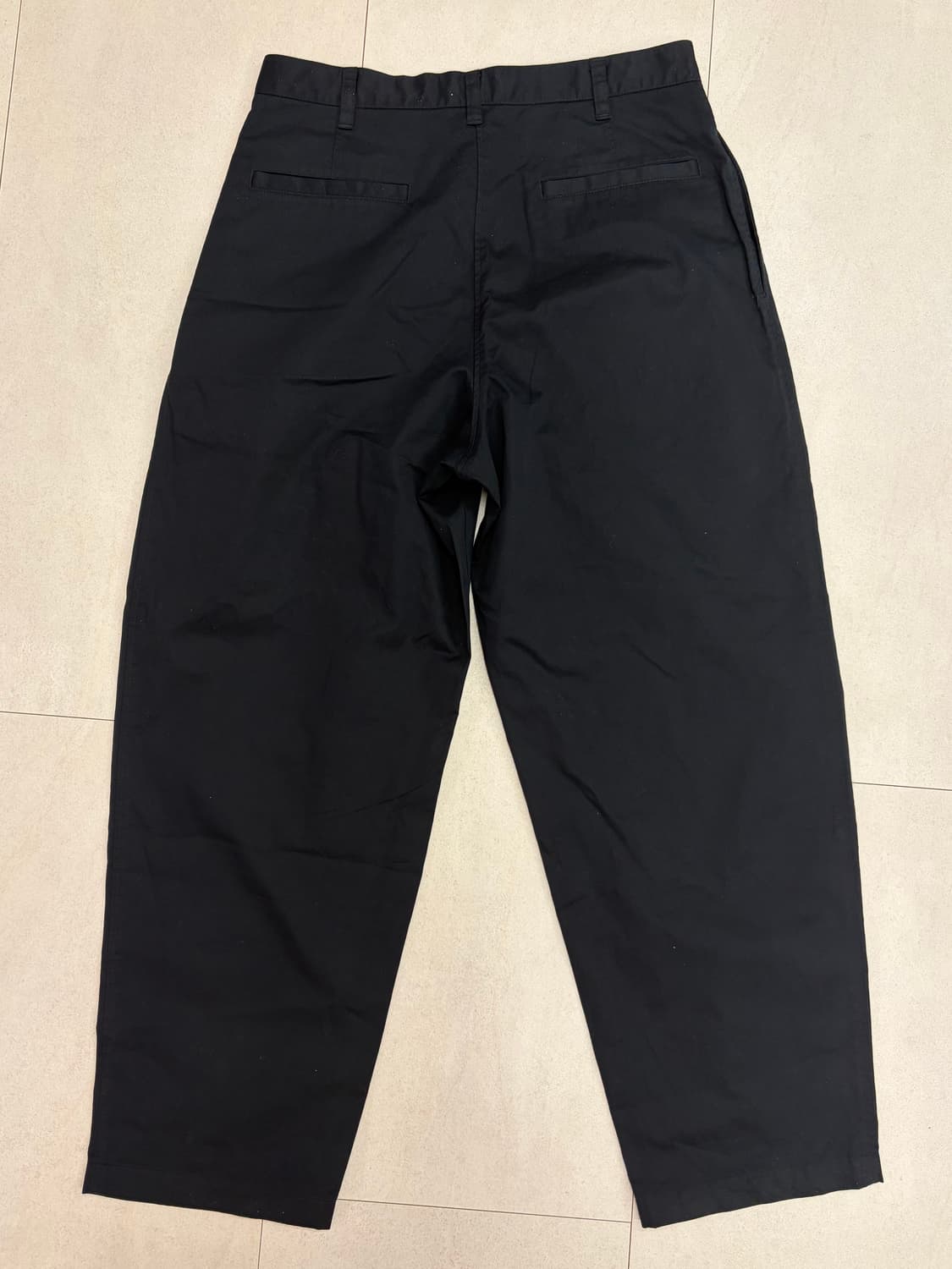 유니클로U 트윌 턱 와이드 팬츠 상품이미지3