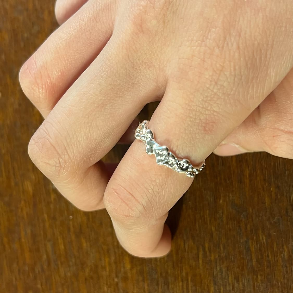 새상품 여성 신주 불규칙 반지  상품이미지1