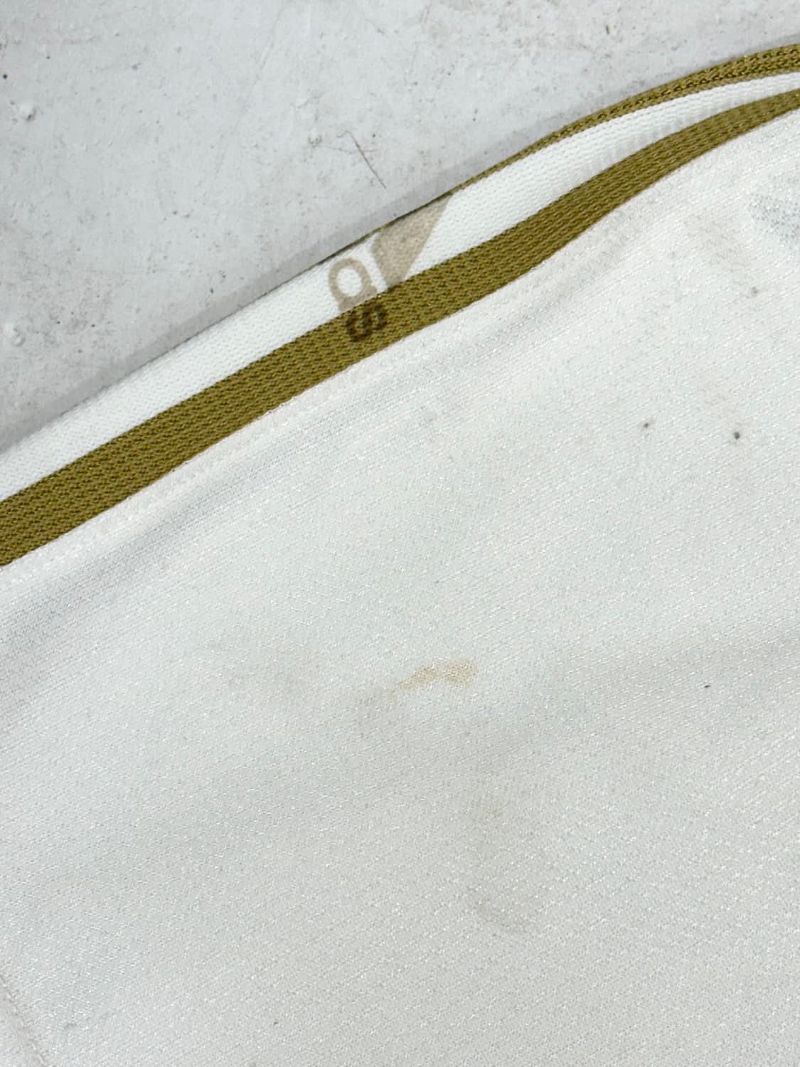 아디다스 화이트 와이드 사이드 로고 삼선 트레이닝 바지 추리닝 팬츠 L 상품이미지8