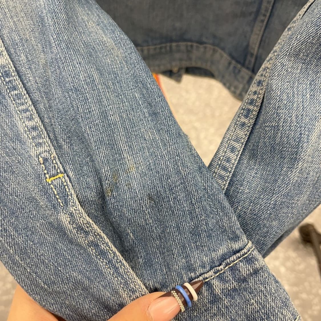 리바이스 올드스쿨 빈티지 워싱 데님 자켓 XL C07937 상품이미지7