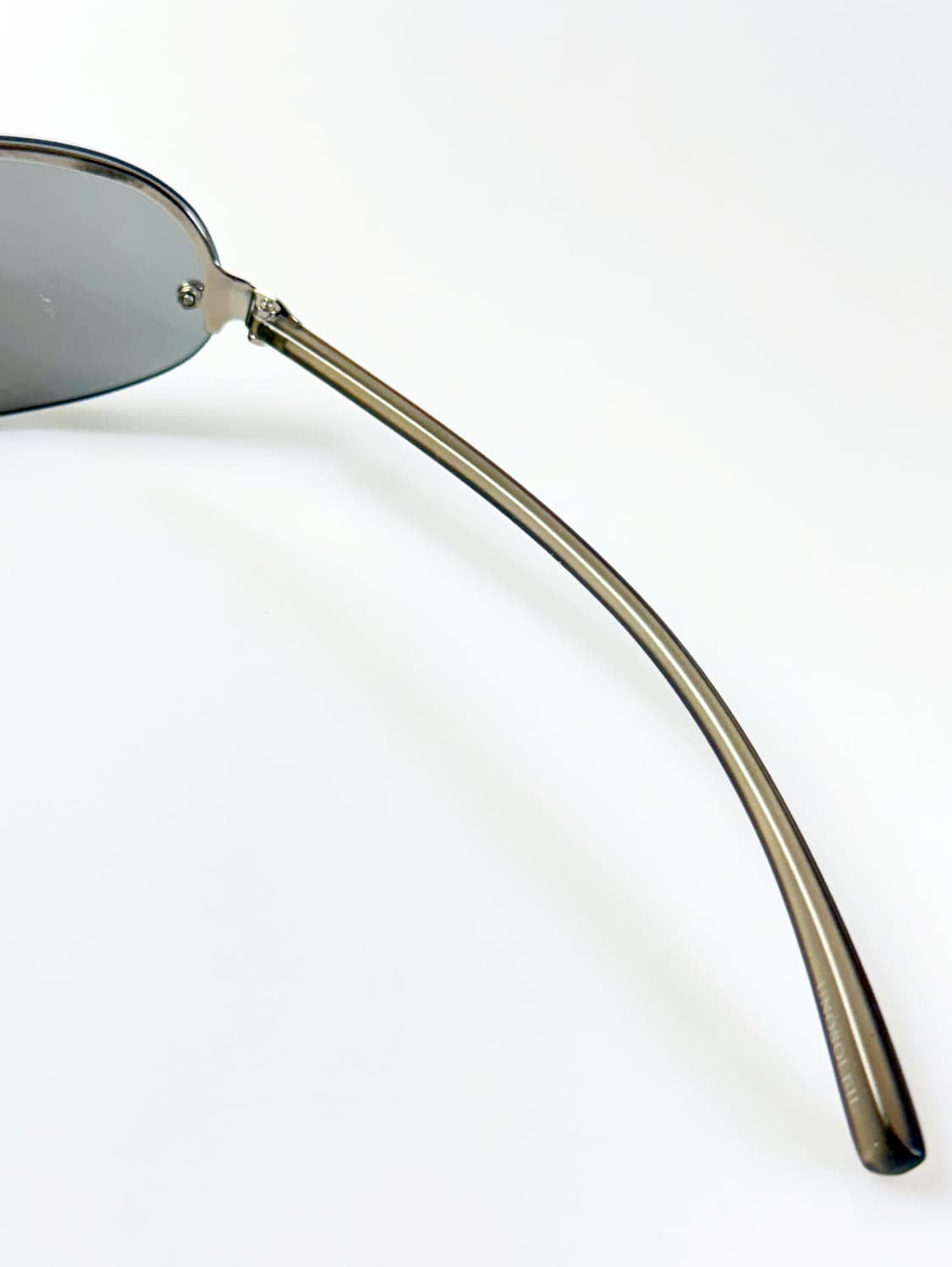 90s UNOSOLEIL 무테 스퀘어 쉴드 프레임 빈티지 선글라스 상품이미지6