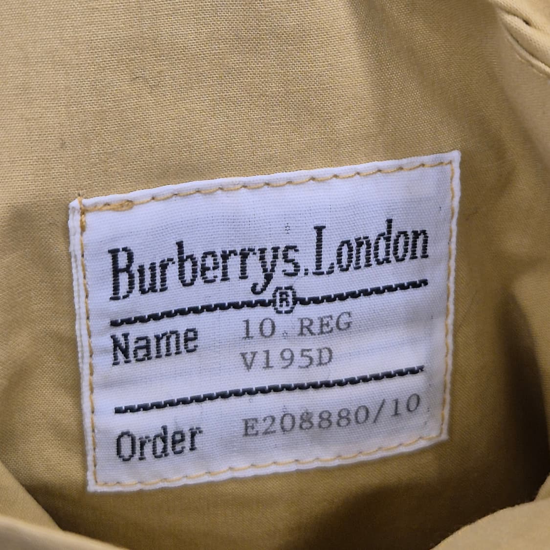 버버리 빈티지 더플 코트 10REG 상품이미지10