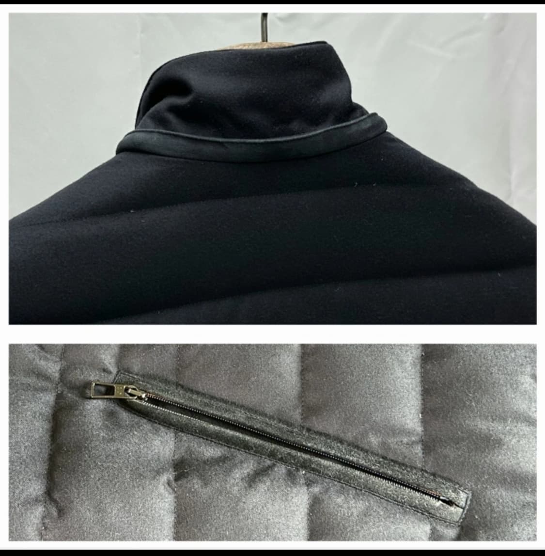 로로피아나 구스다운 울 롱패딩 M사이즈(100~105) 민트급 판매 상품이미지8