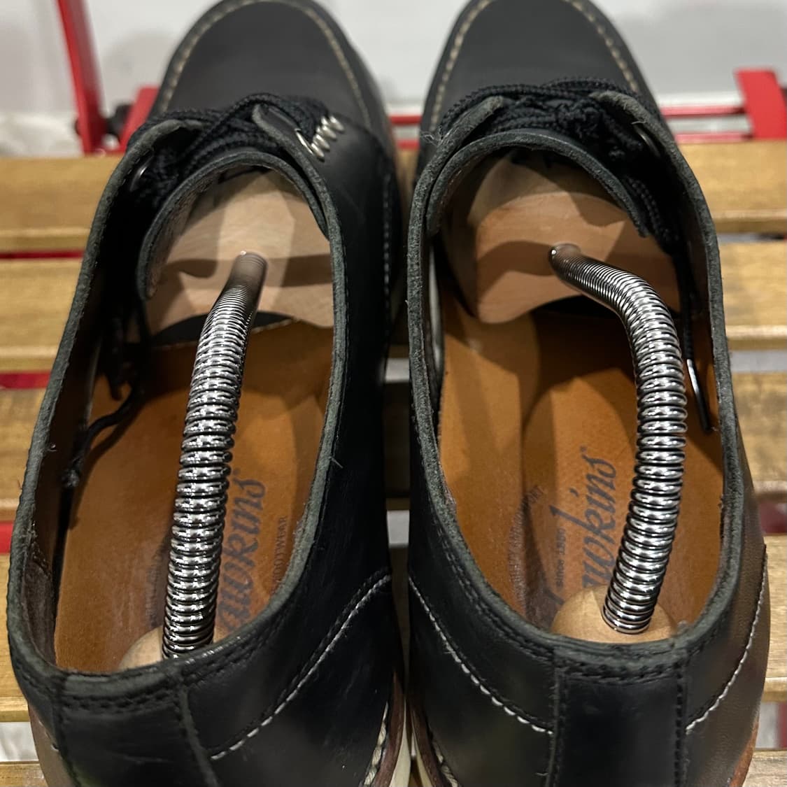 270) 호킨스 로퍼 남성 남자 구두 목토 로우 블랙 래더 상품이미지5