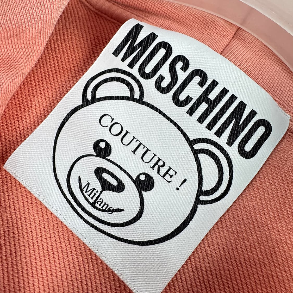 모스키노 테디베어 핀 프린트 후디 상품이미지3