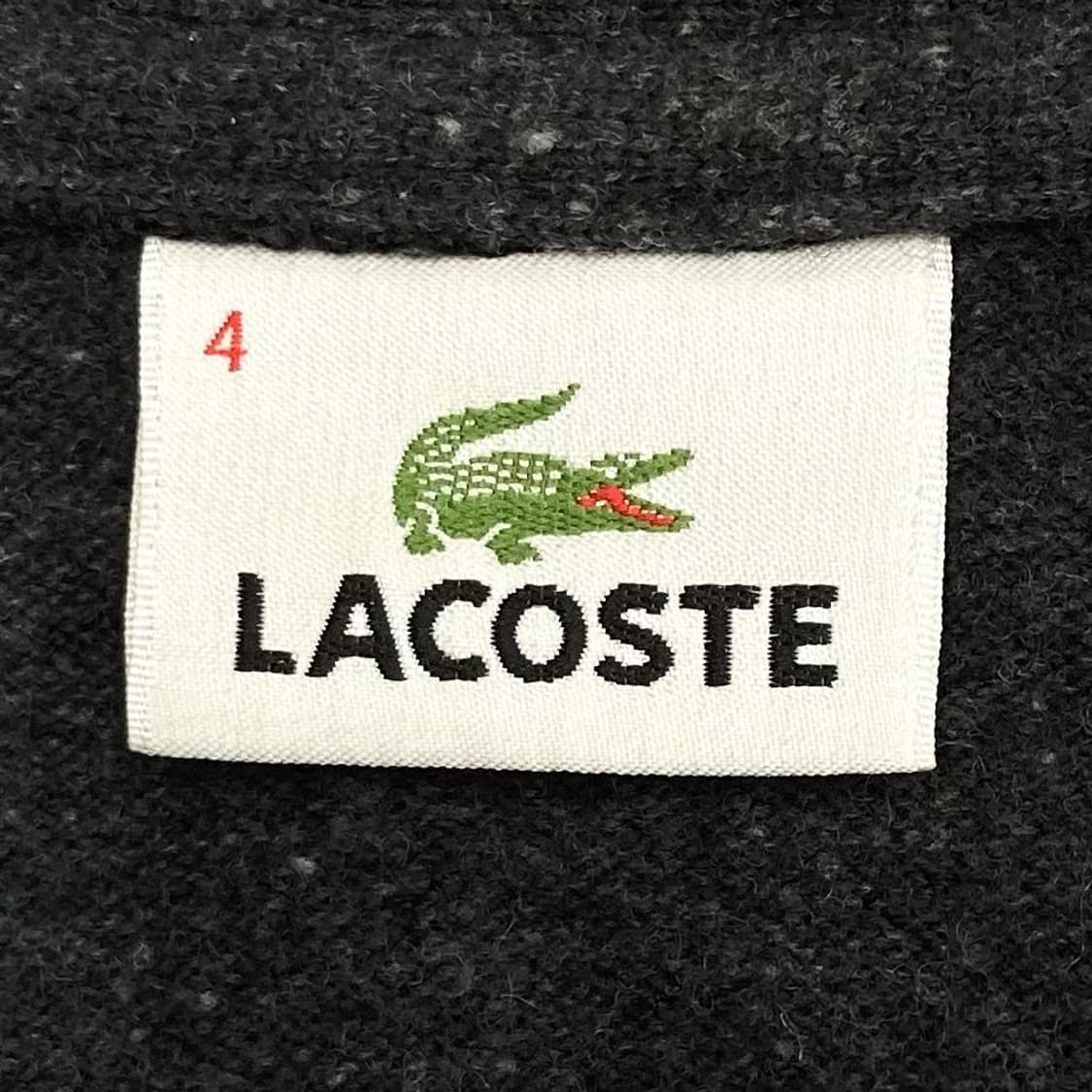 Lacoste 라코스테 신형 로고 보카시 울 그레이 니 상품이미지3