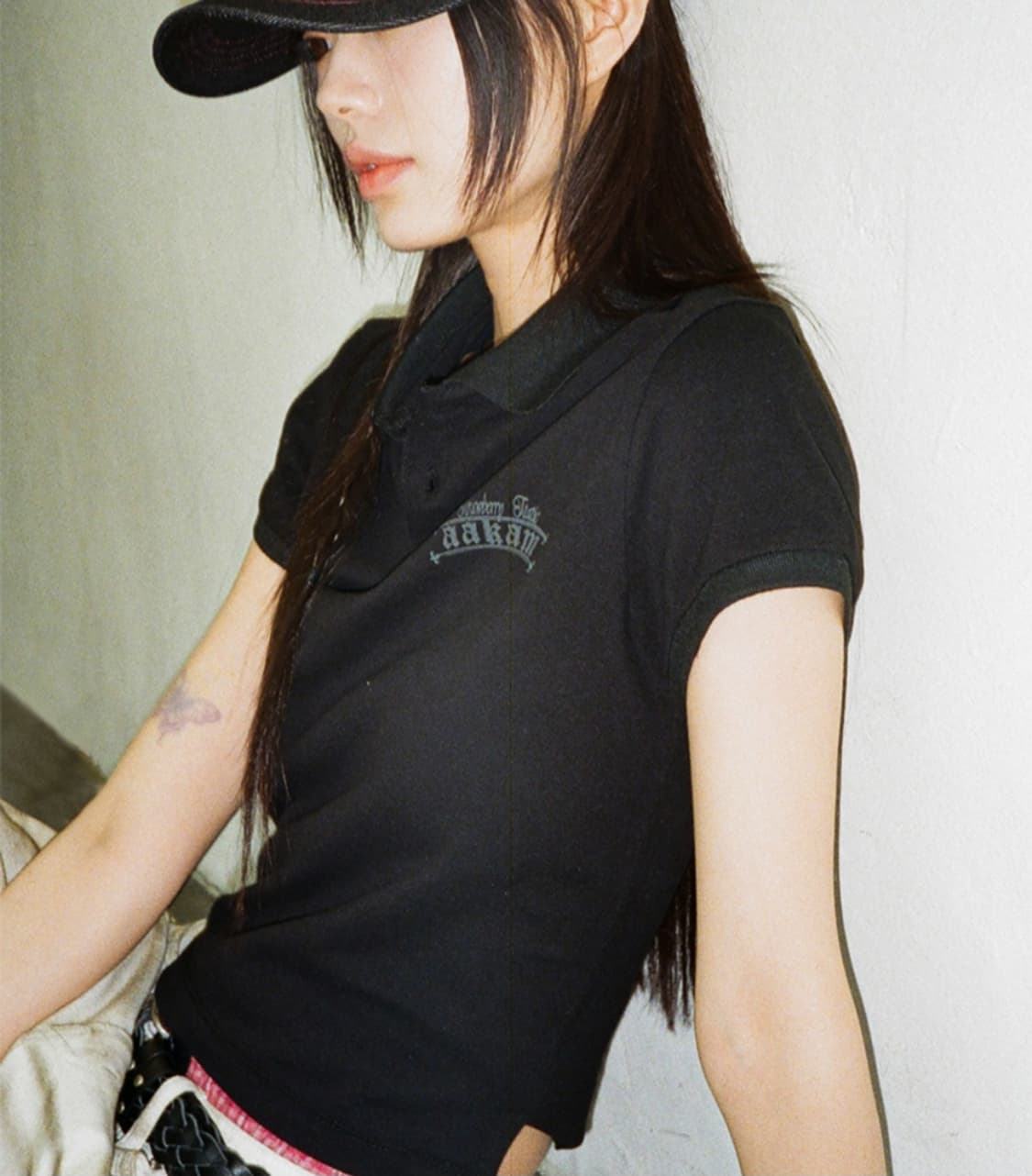 아캄 Crack Printed PK 티셔츠 [2] 상품이미지2