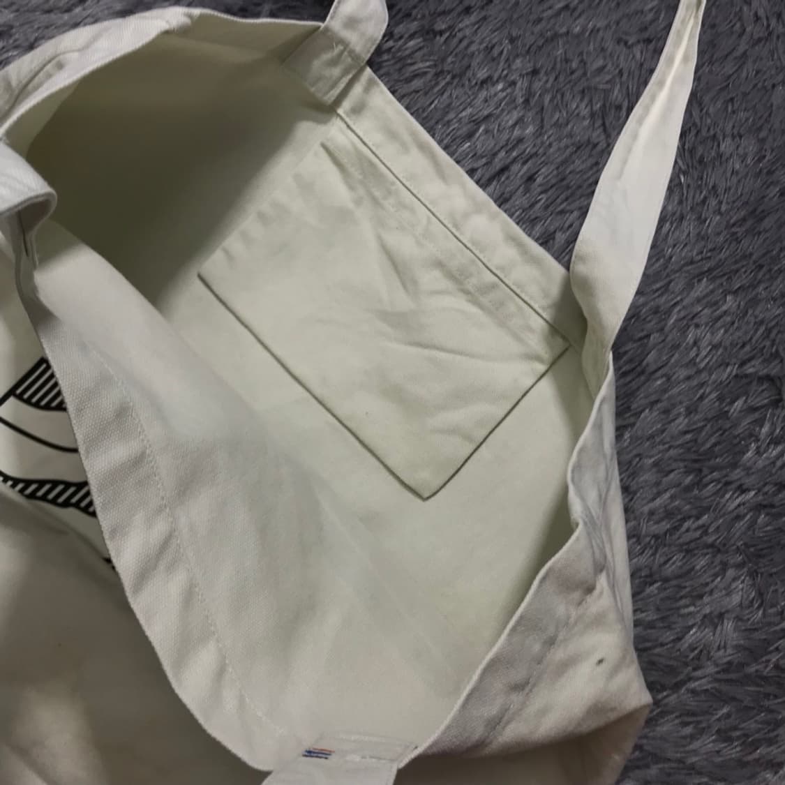 [[42x43cm] 파타고니아(PATAGONIA) 로고 컨버스 에코백 상품이미지5