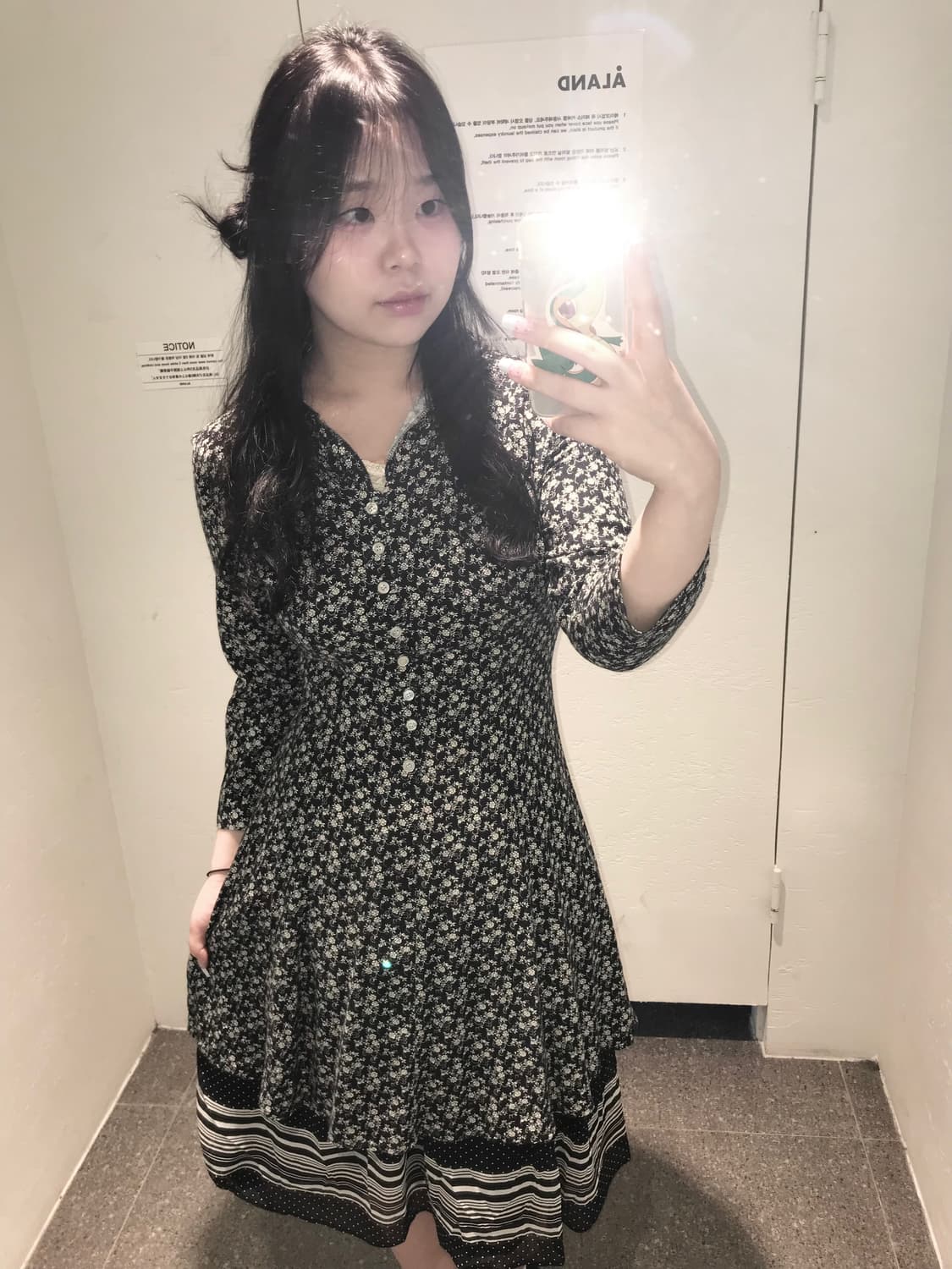 빈티지 블랙오리엔탈 세트 히피 프레피 모리 페어리 상품이미지3