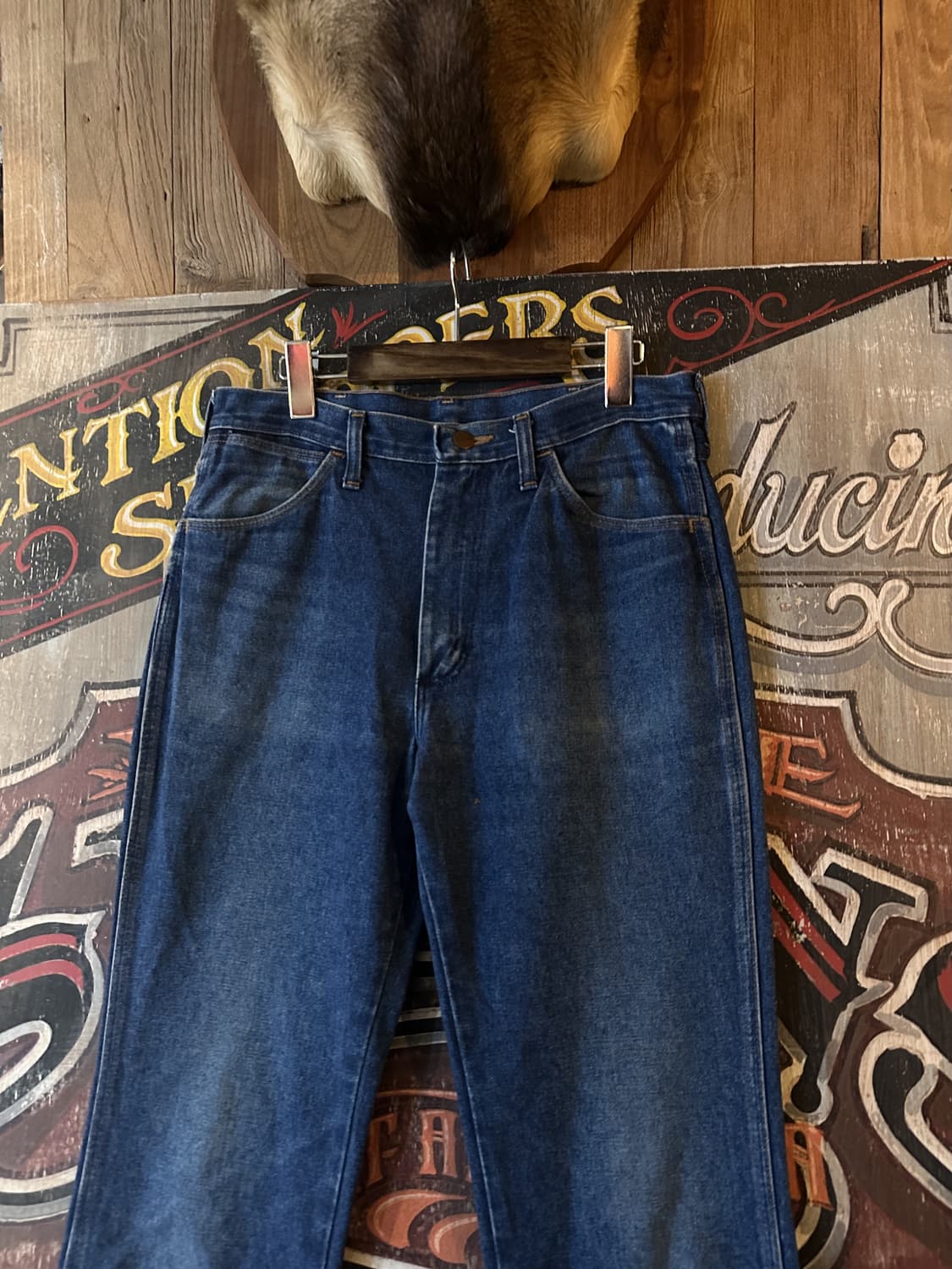 70s Vintage Wrangler Boots Denim Pants 상품이미지3