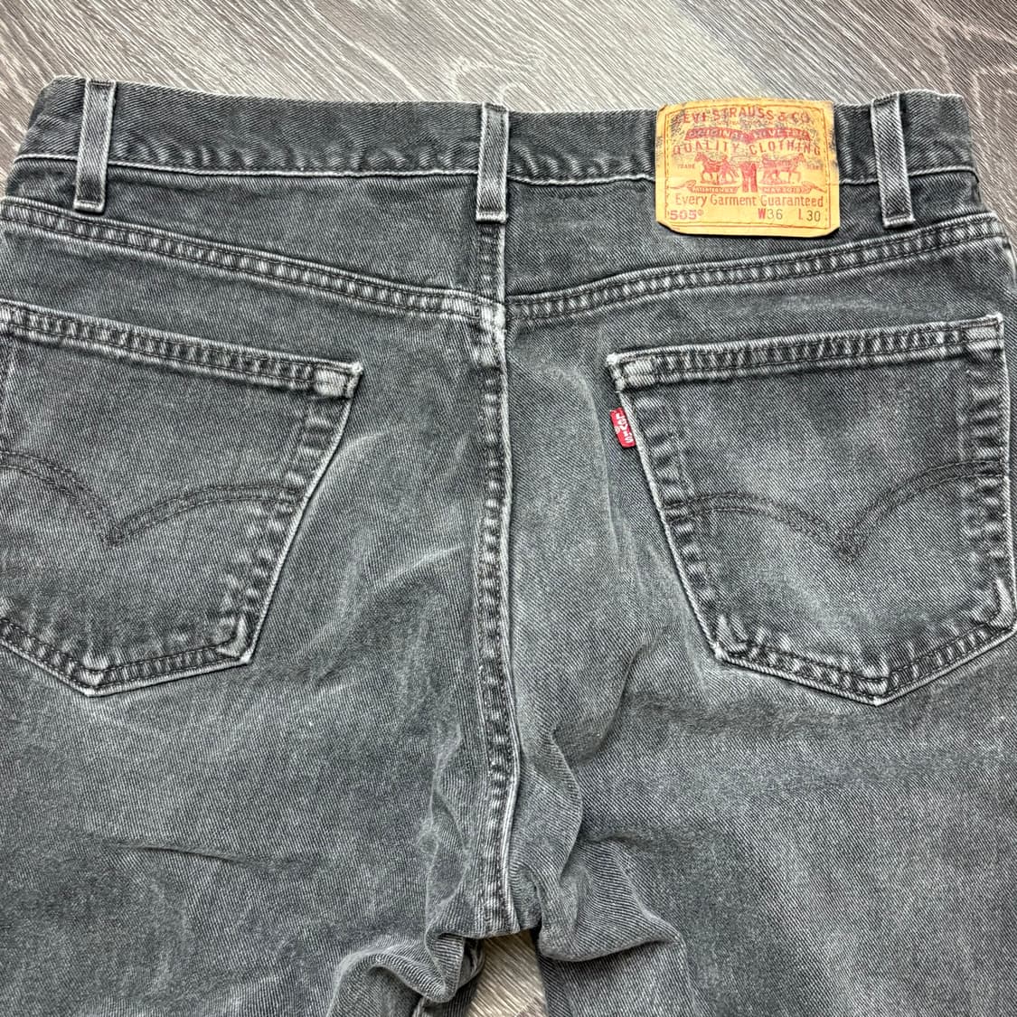 [36/30] 리바이스 505 오렌지 탭 USA 🇺🇸 블랙 흑청 상품이미지5