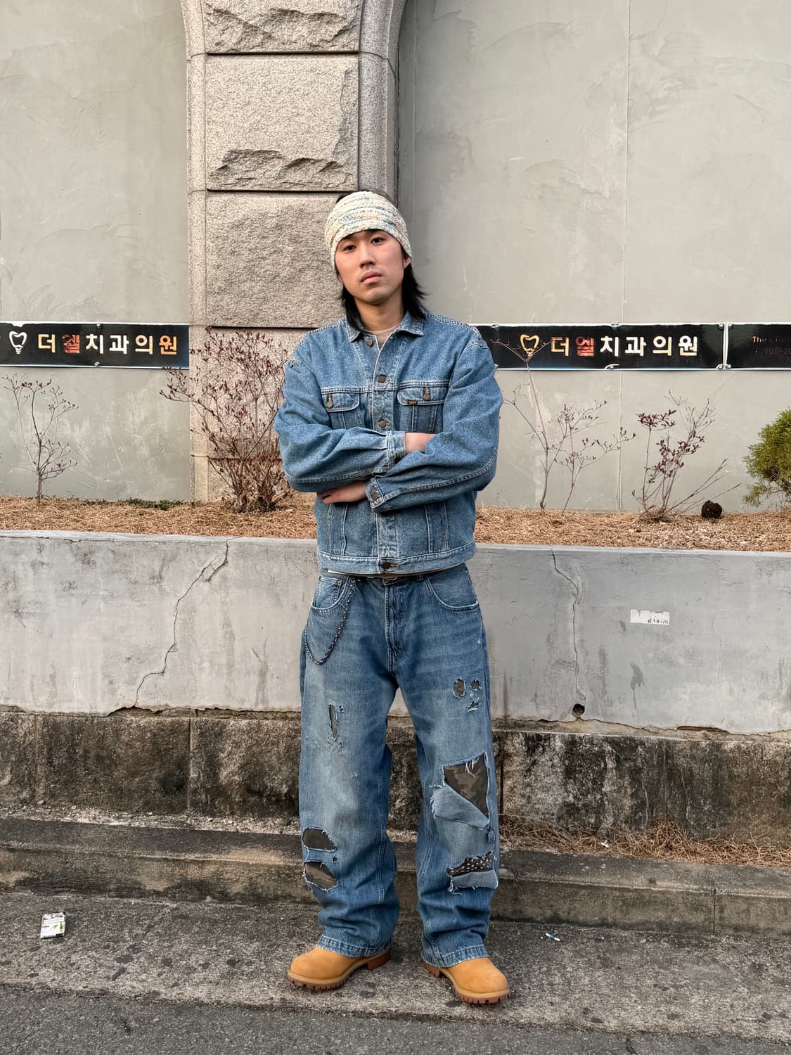 Rework Baggy Camo denim pants 상품이미지1