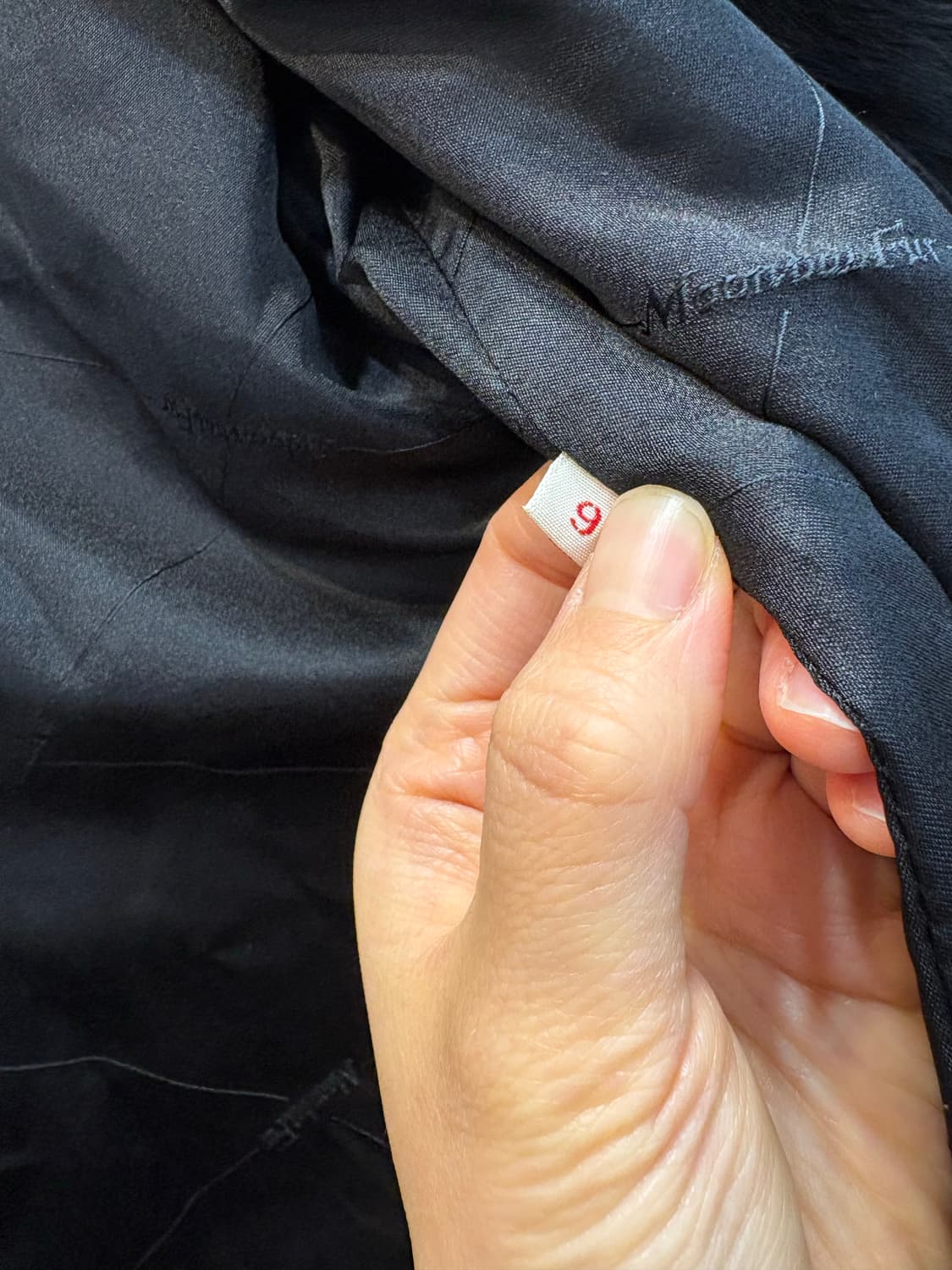 블랙 양털코트  상품이미지4