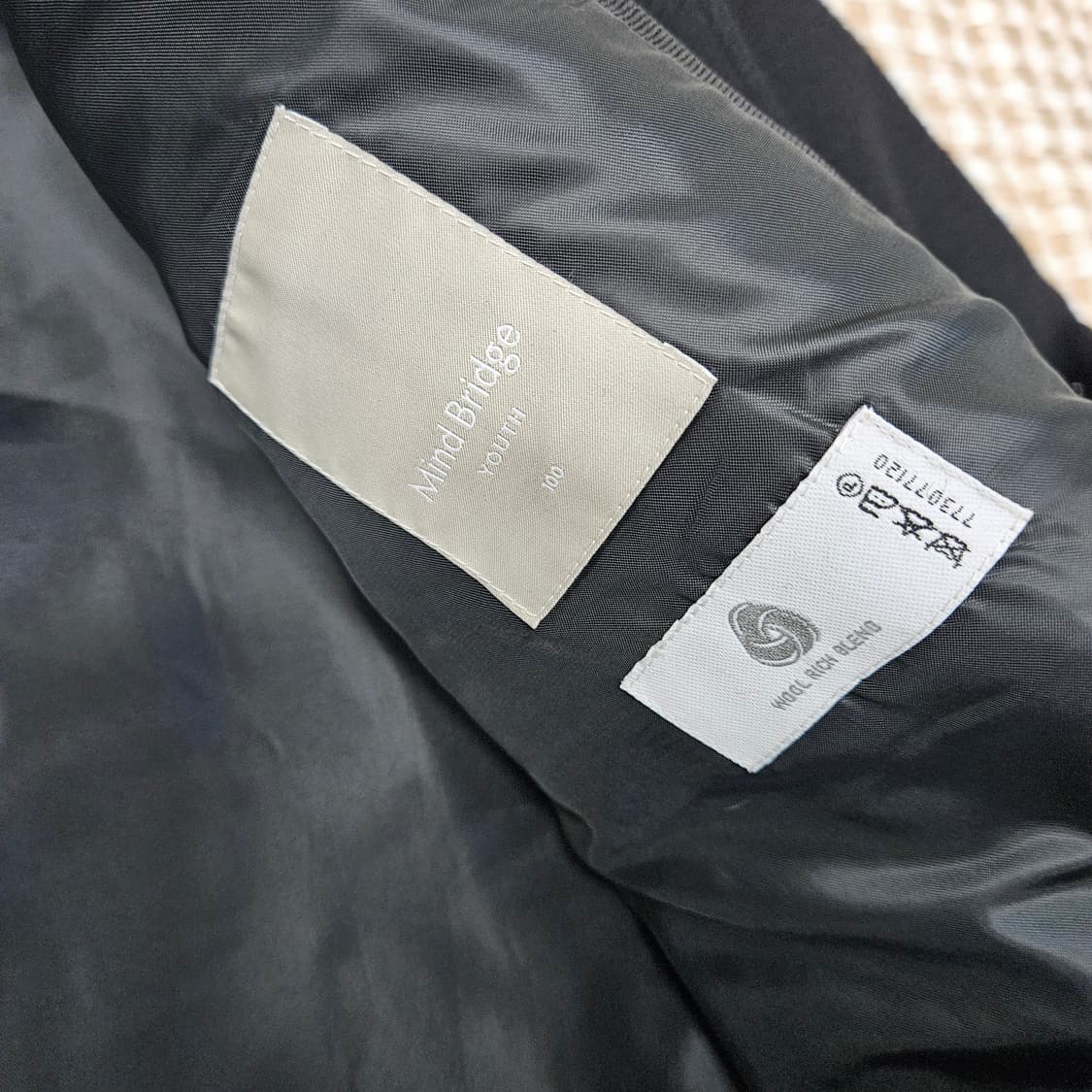 마인드브리지 브레시티드 오버핏 코트 남자100 상품이미지7