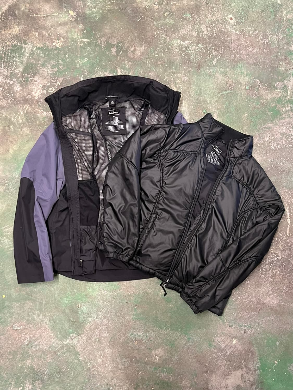 00's [M] 2in1 테크니컬 쉘 자켓 라이너 후드 하드쉘 세트 상품이미지9