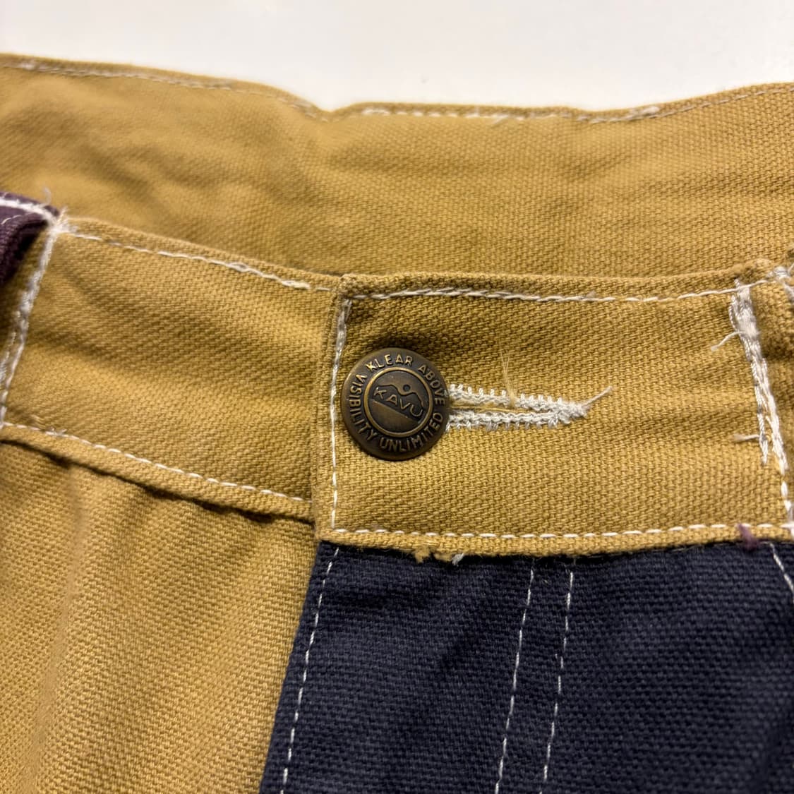 [M] KAVU 카부 배럴 팬츠 브라운/카키 C55 상품이미지4