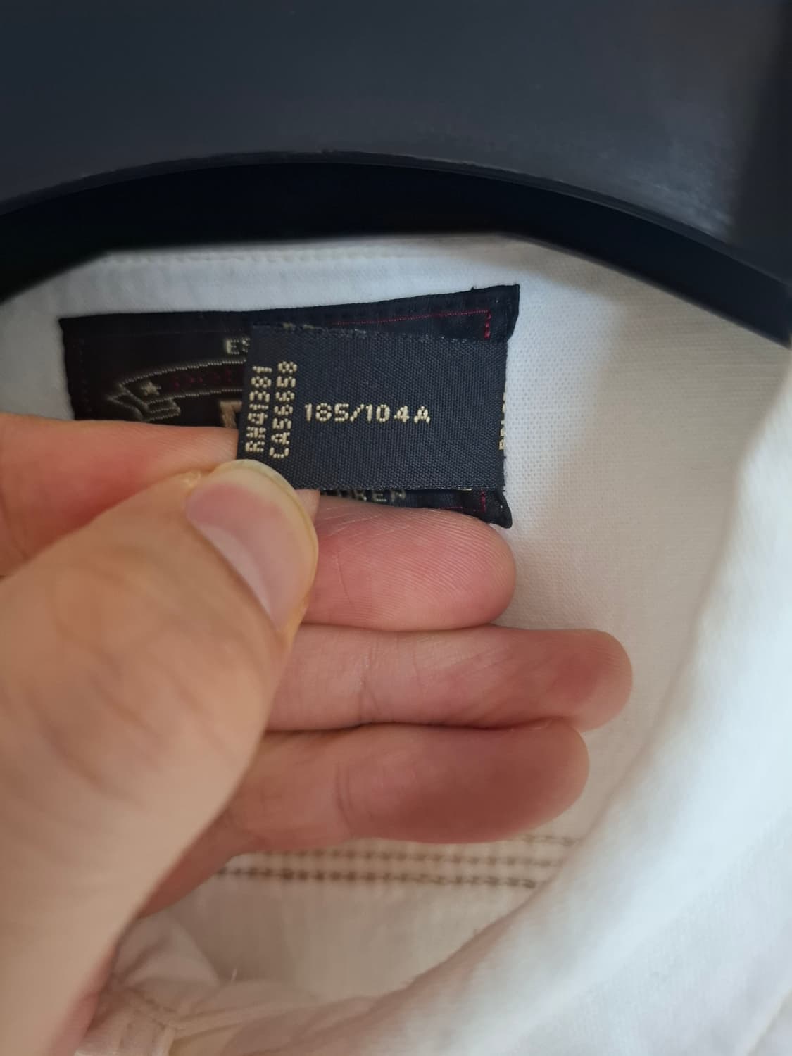 XL RRL 더블알엘 셀비지 디테일 우븐 워크 화이트 반팔 셔츠 상품이미지4