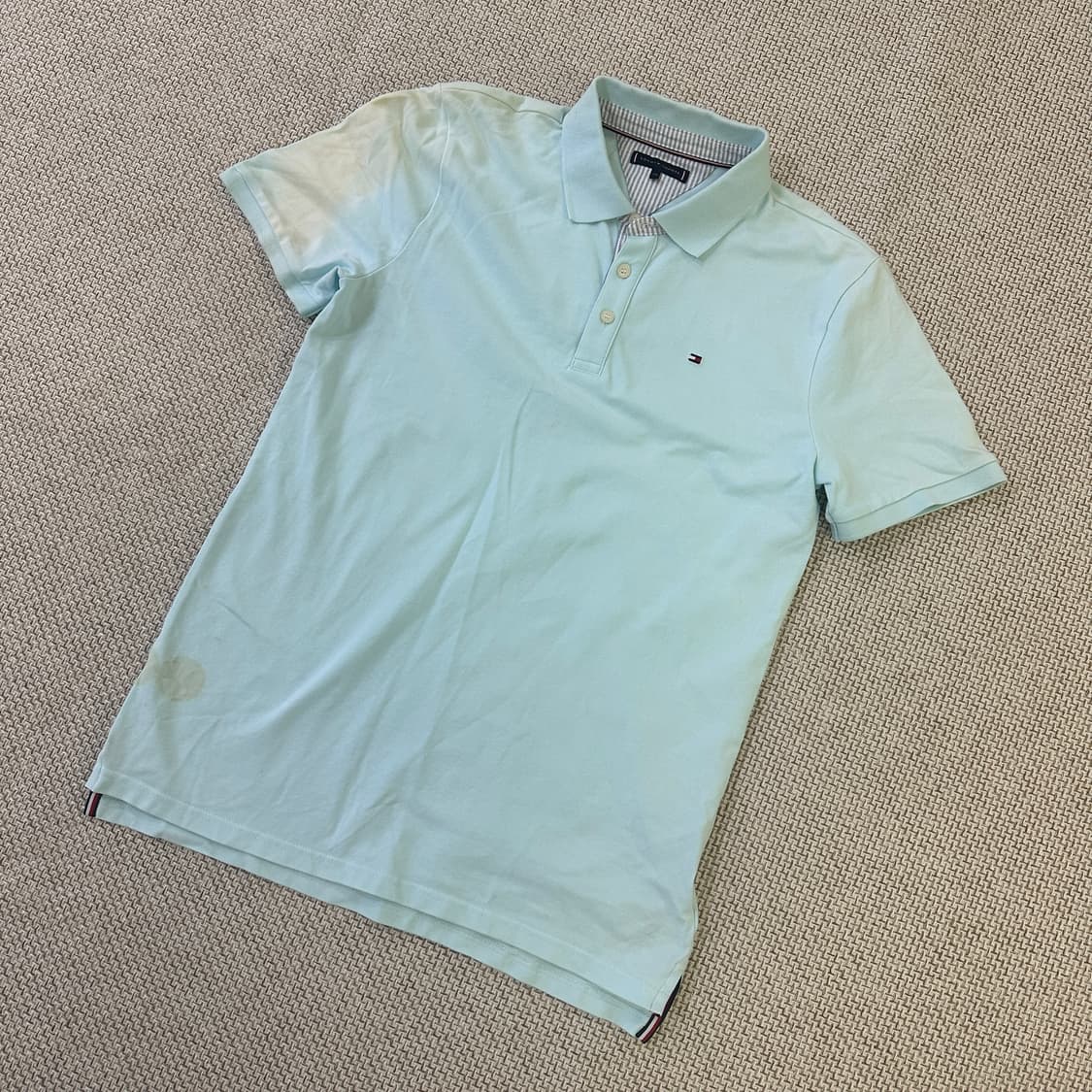 176 타미힐피거 라이트 블루 폴로 셔츠 0415D 상품이미지1