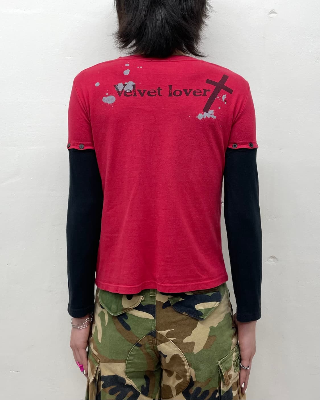 Goss Skull Detachable Red Long Sleeve 상품이미지2