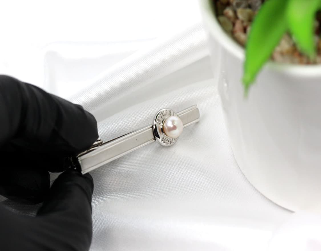 소니아리키엘 B+등급 5.2cm 천연진주 명품 넥타이핀 빈티지 상품이미지4