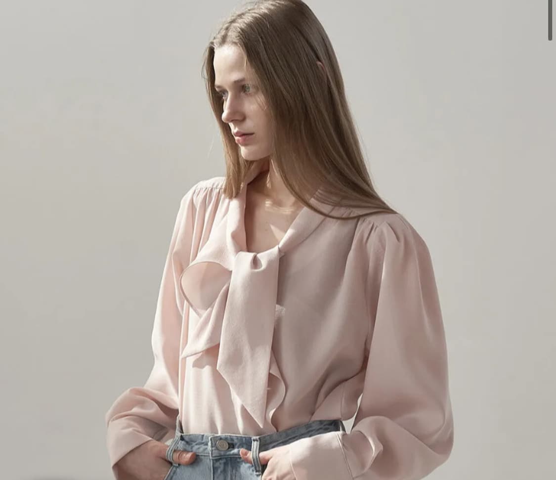 모멧 타이 블라우스 상품이미지10