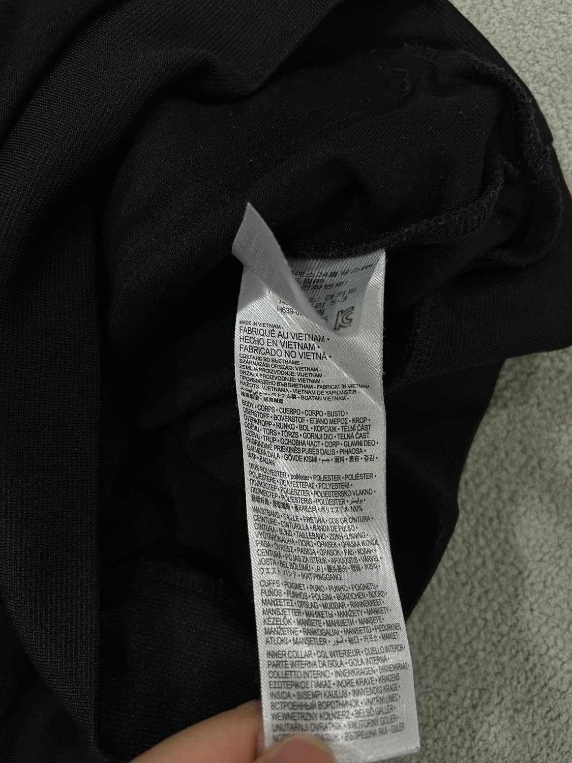 나이키 에어 블랙 풀오버 6-7세 상품이미지4