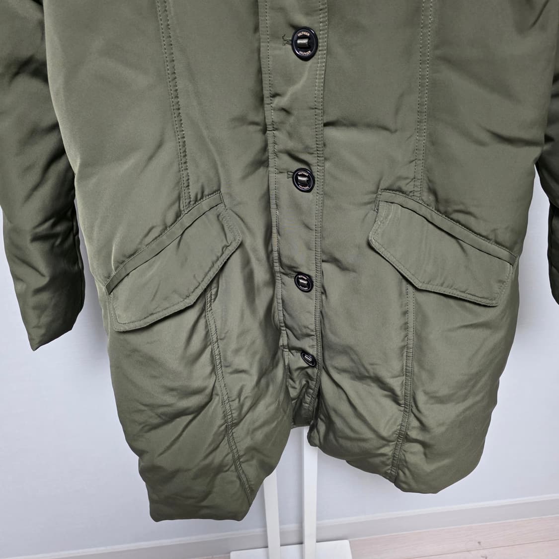 타미힐피거 카키 롱패딩 상품이미지2