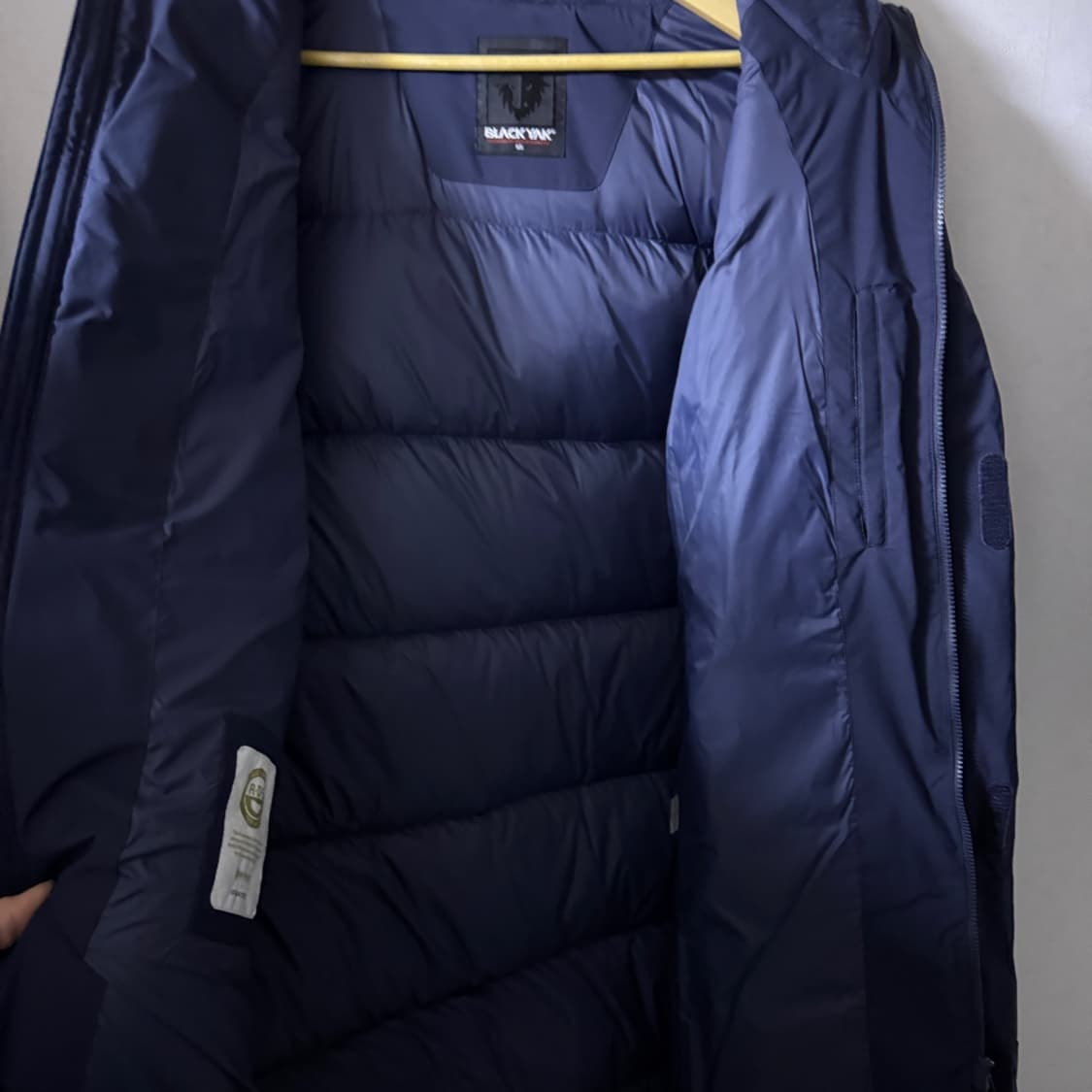 블랙야크 거위털 롱패딩점퍼 95 네이비 (남성 100까지) 상품이미지4