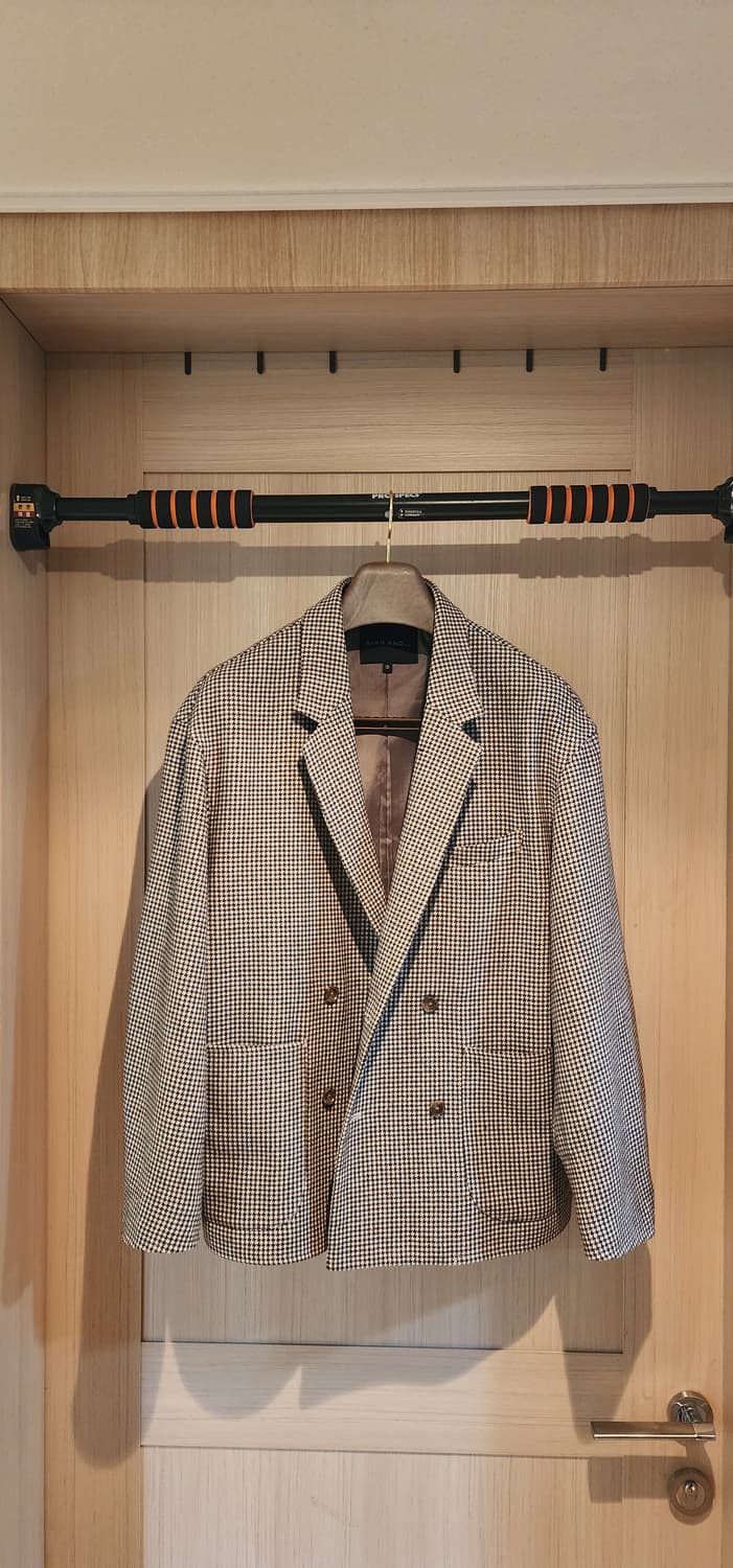 니코앤 하운드투스 체크 모직자켓 M 상품이미지1