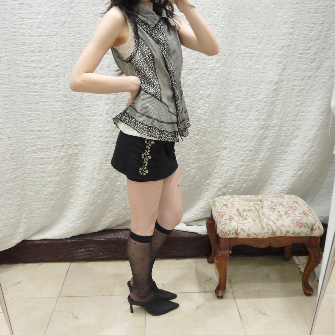 midnight stitch miniskirt 상품이미지2