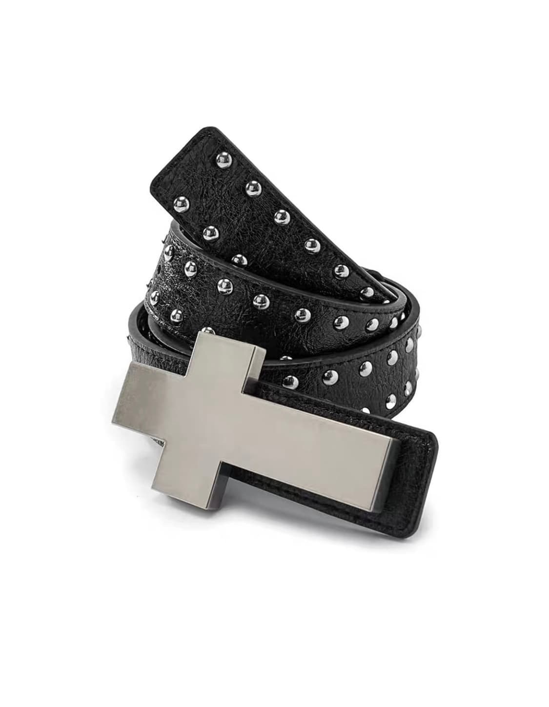 Cross Bolt Stud Belt 상품이미지1