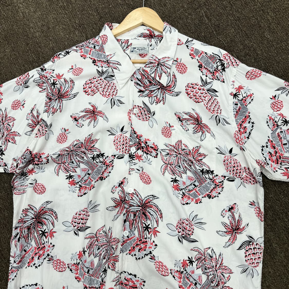 AVANTI 레이온 하와이안 셔츠 (XL) 상품이미지2