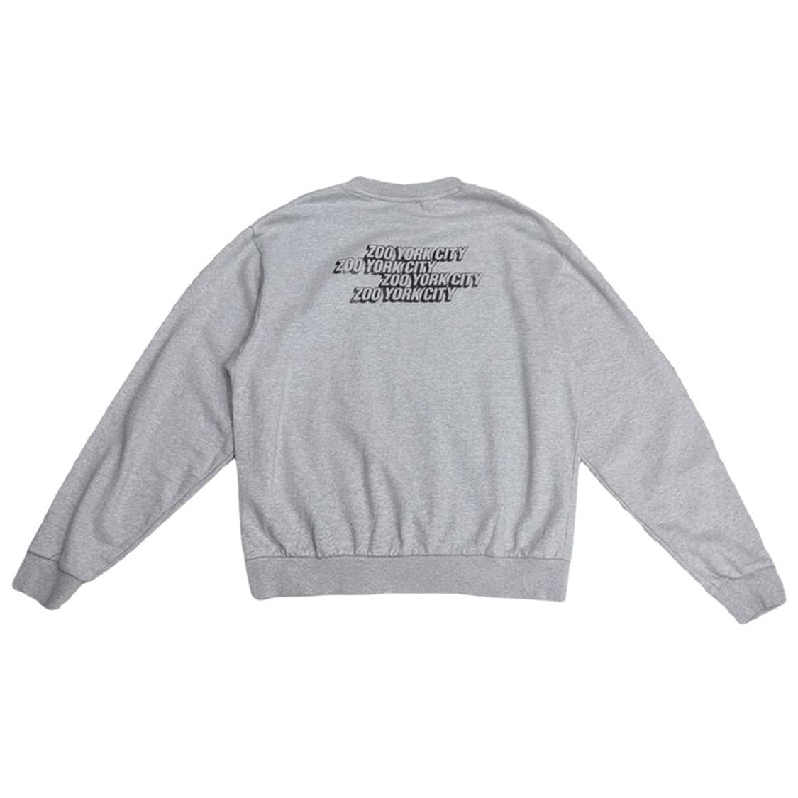 ZOO YORK 그레이 스웨트셔츠 L 상품이미지9