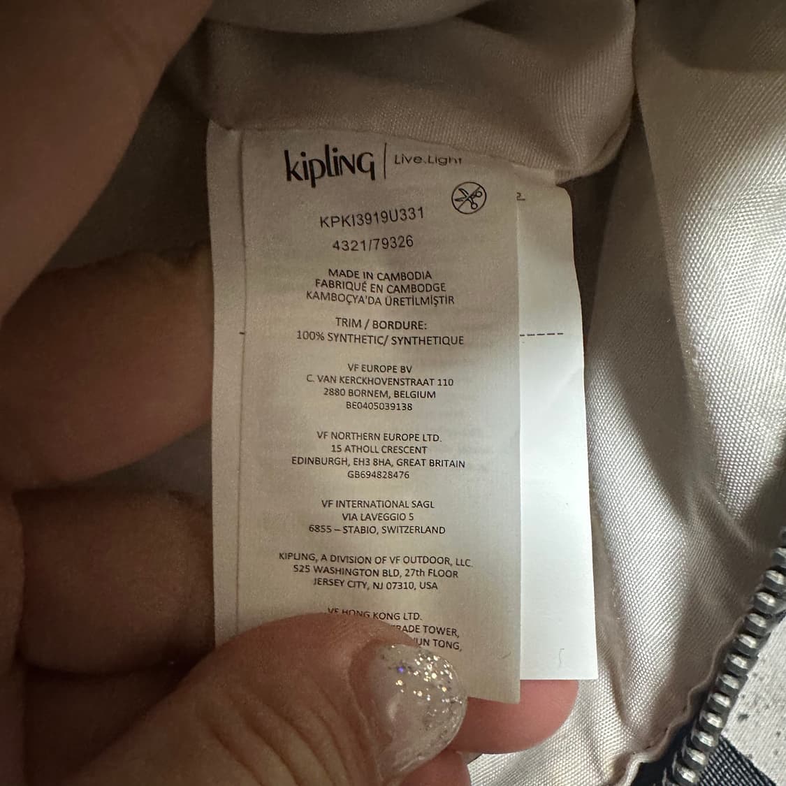 ✨ (바배) 키플링 도트 토트백 가방  상품이미지6