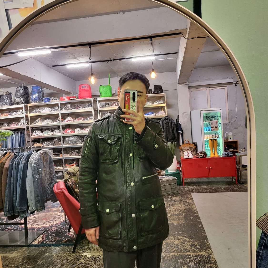 KIM'S 레더 자켓 (OS) 상품이미지2