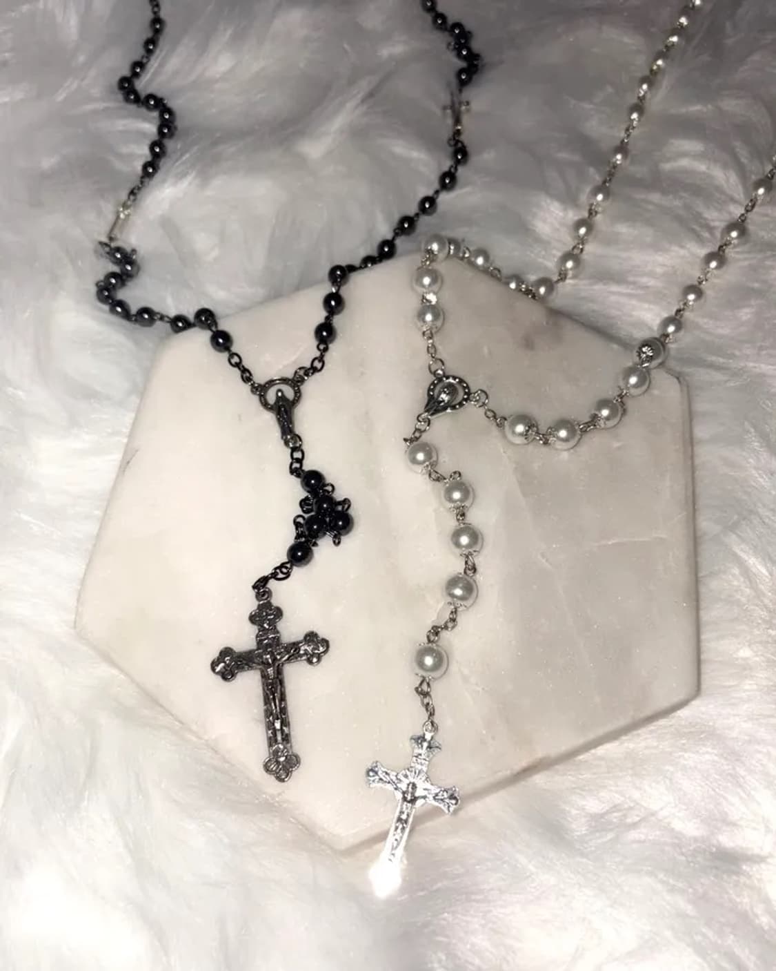 빈티지 펑크 십자가 롱 앤틱 목걸이  상품이미지1