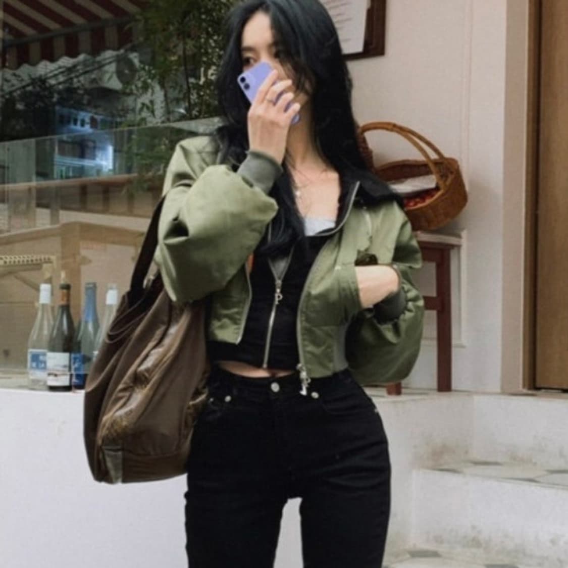 페일제이드 봄버 자켓 카키 항공점퍼 상품이미지4