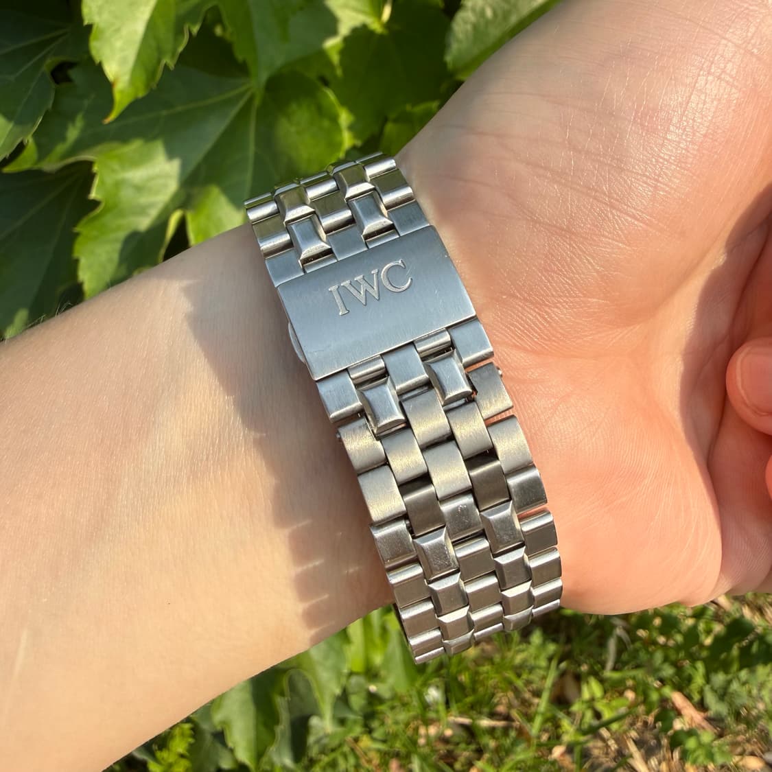 IWC 파일럿 워치 크로노그래프 스틸 브레이슬릿 메탈 상품이미지4